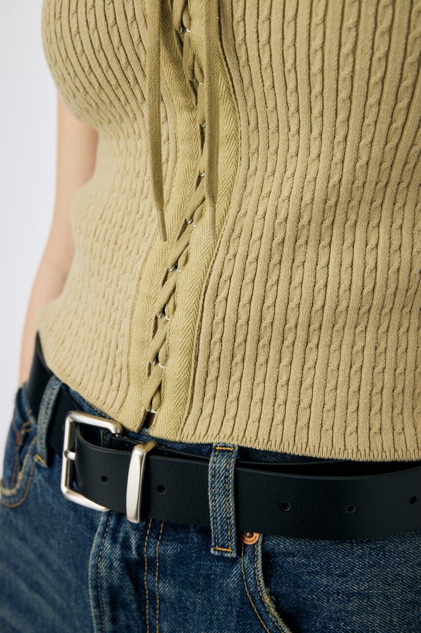 MOUSSY「RIBBON CABLE ニット」|ニット・セーター|