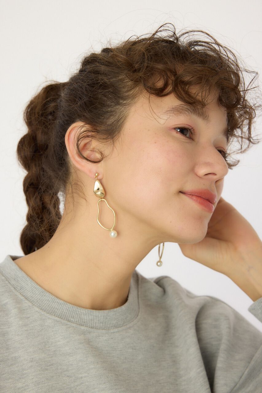 RODEO CROWNS「ティアドロップ フープミックスピアス」|ピアス|