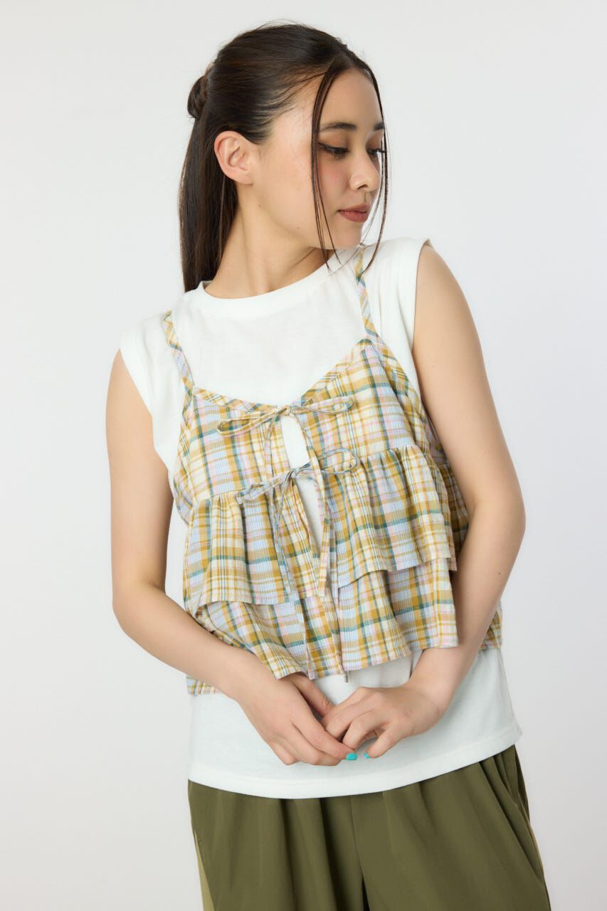 RODEO CROWNS「サマーチェックマルチウェイキャミソール」|キャミソール|