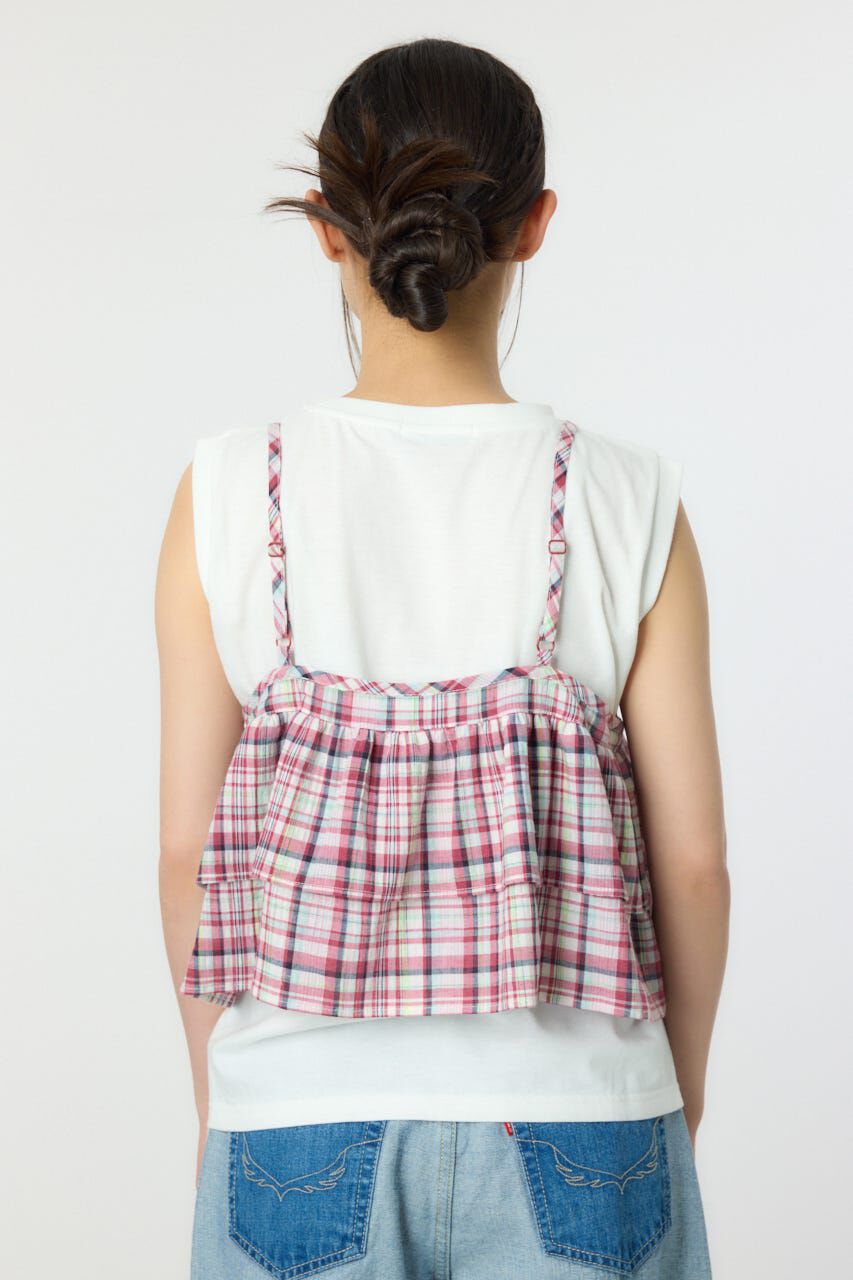 RODEO CROWNS「サマーチェックマルチウェイキャミソール」|キャミソール|