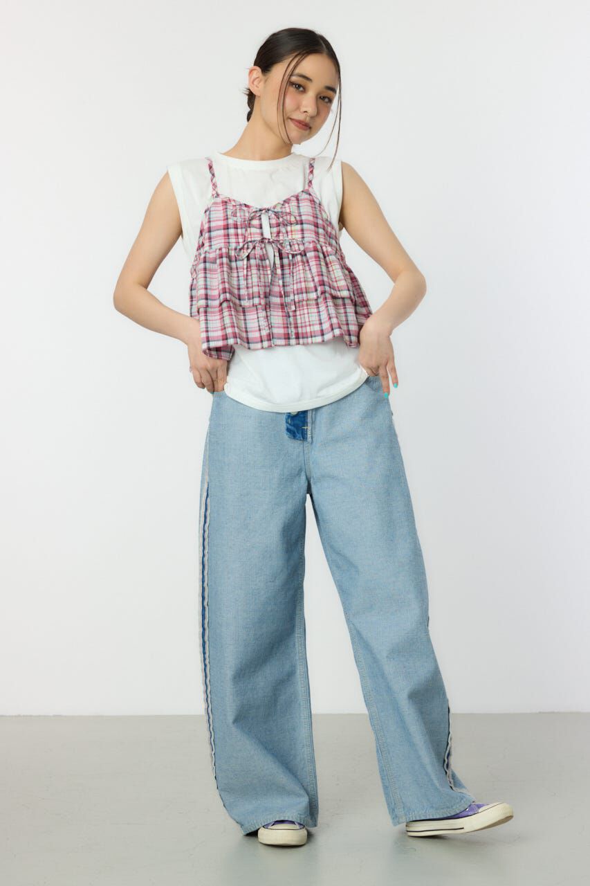 RODEO CROWNS「サマーチェックマルチウェイキャミソール」|キャミソール|