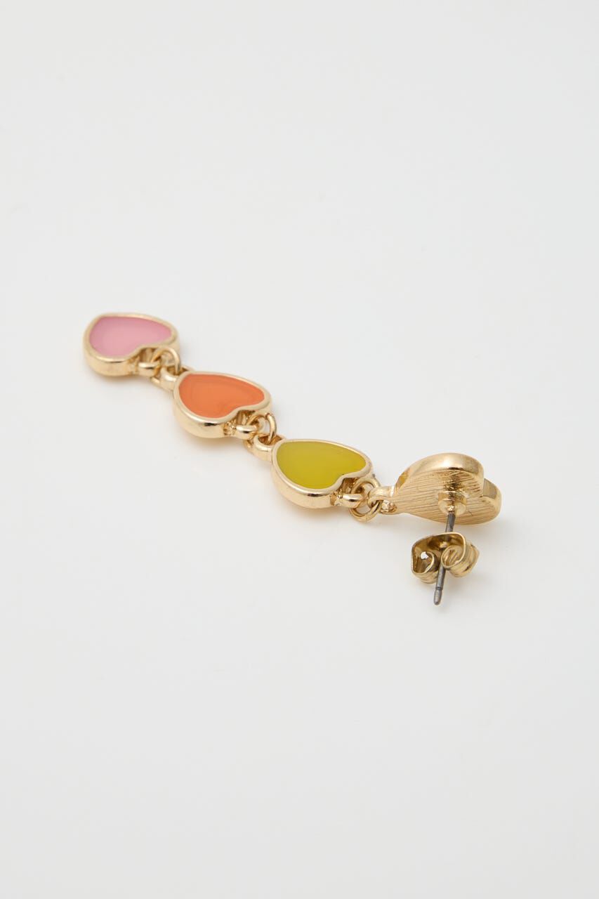 RODEO CROWNS「カラフルハート4連ピアス」|ピアス|