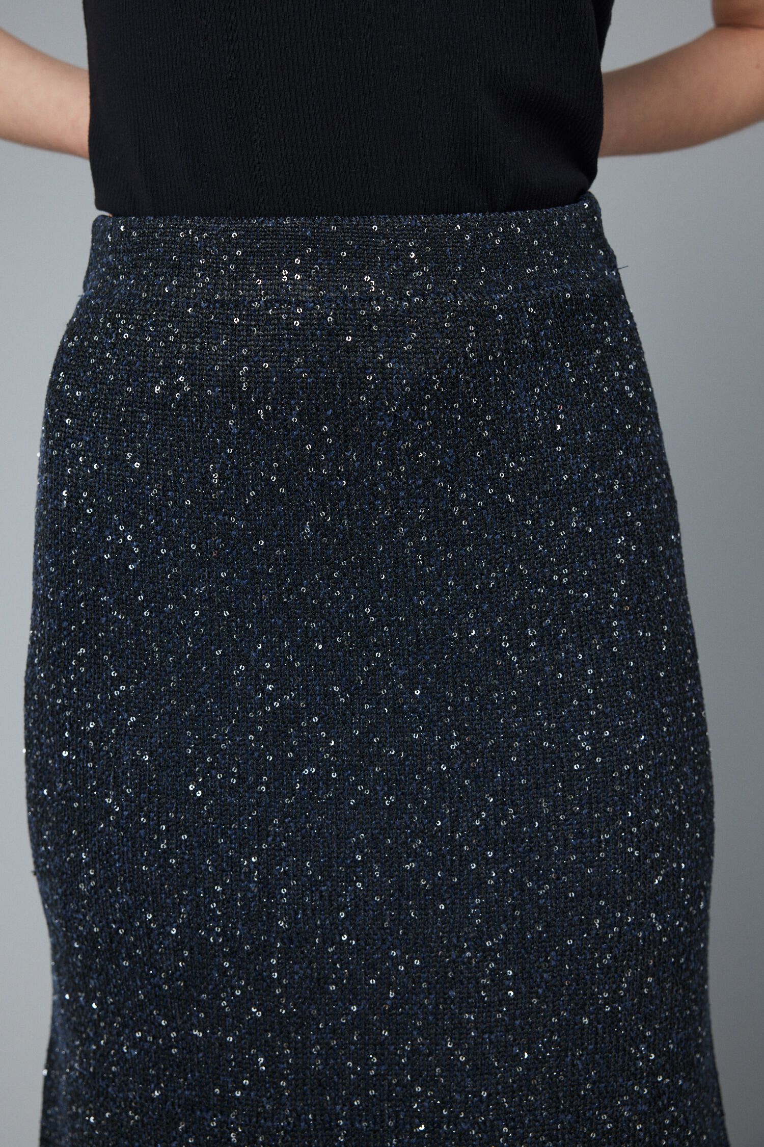 HeRIN.CYE「Spangle knit skirt」|スカート|