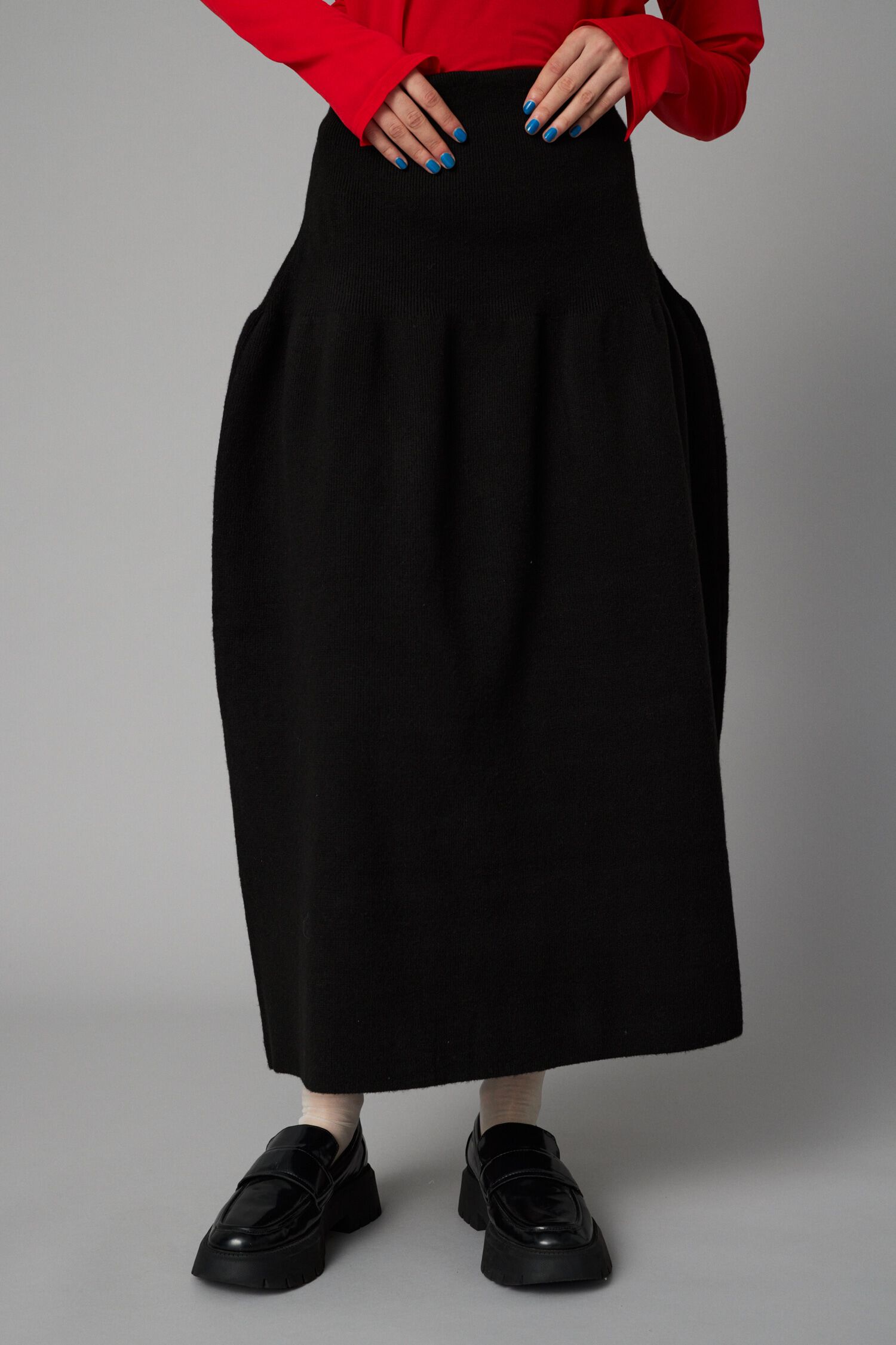 HeRIN.CYE「Flare knit skirt」|スカート|