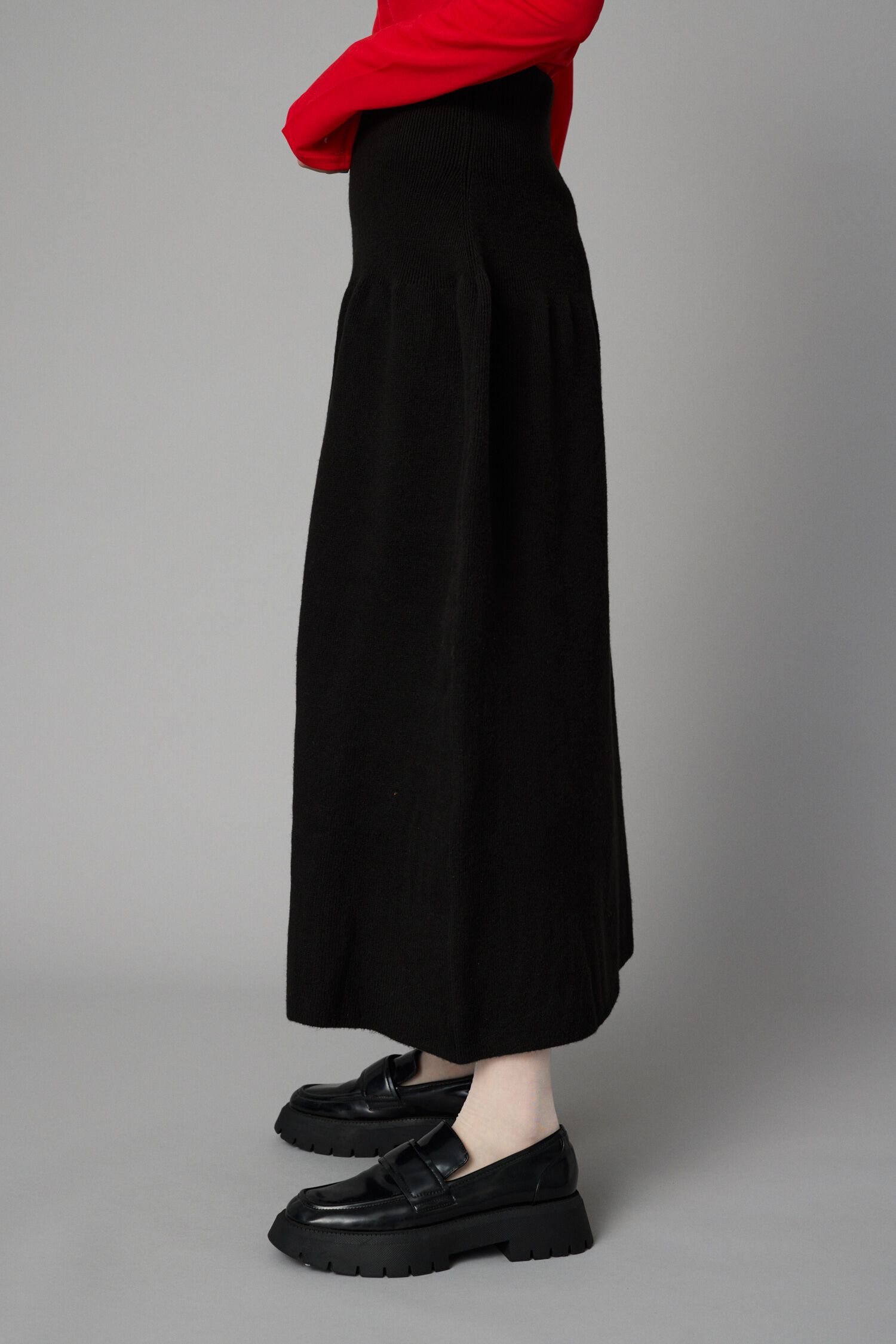 HeRIN.CYE「Flare knit skirt」|スカート|