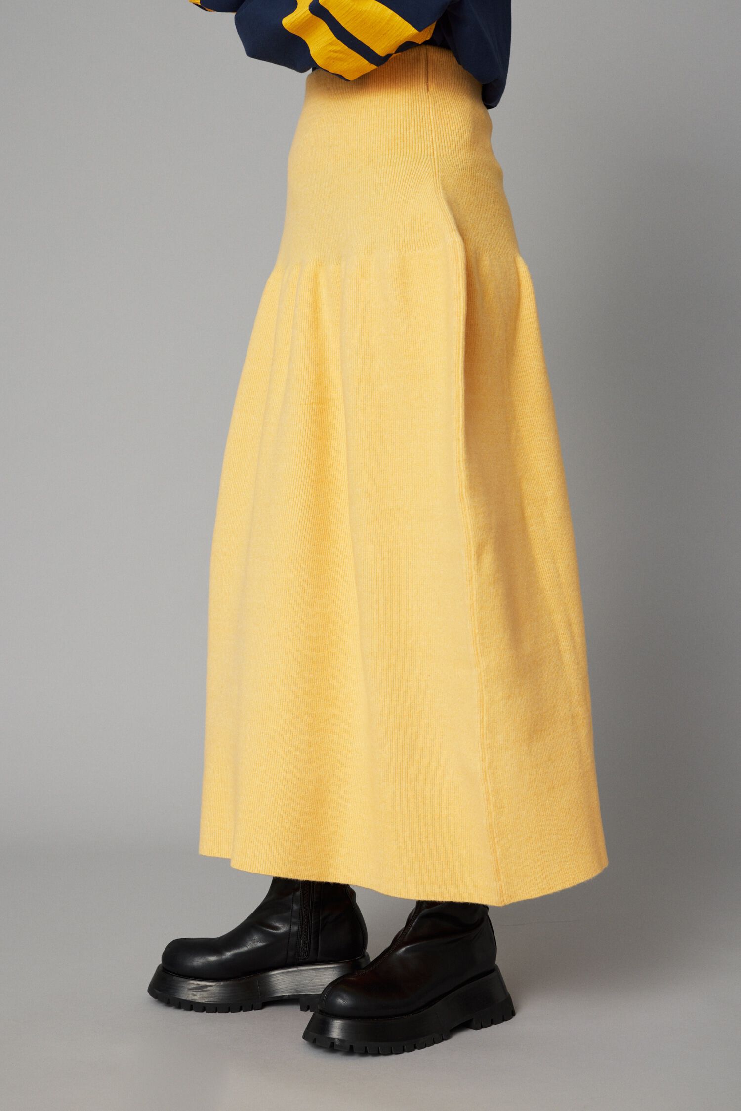 HeRIN.CYE「Flare knit skirt」|スカート|