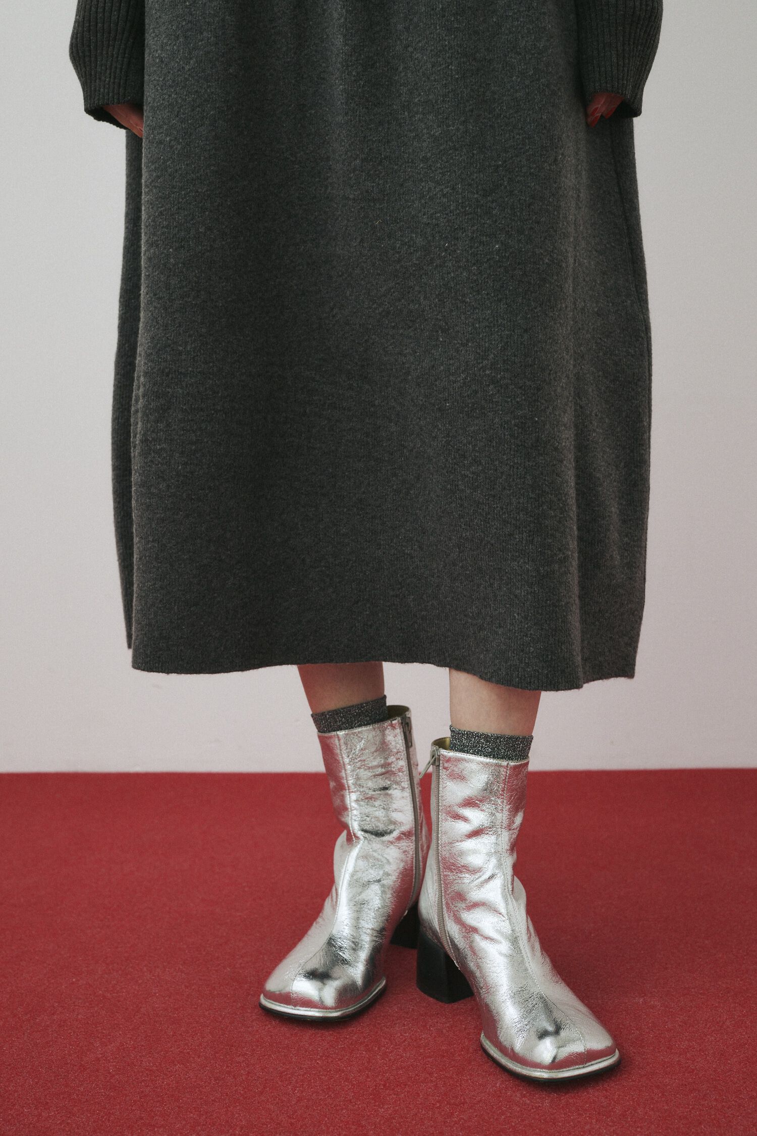 HeRIN.CYE「Flare knit skirt」|スカート|