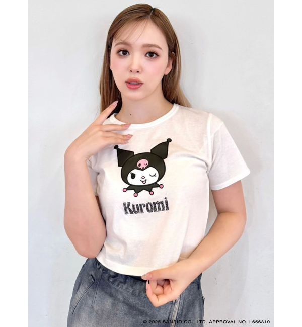 CALNAMUR「【メロクロコラボ】WINK KUROMI TEE」|Tシャツ・カットソー|