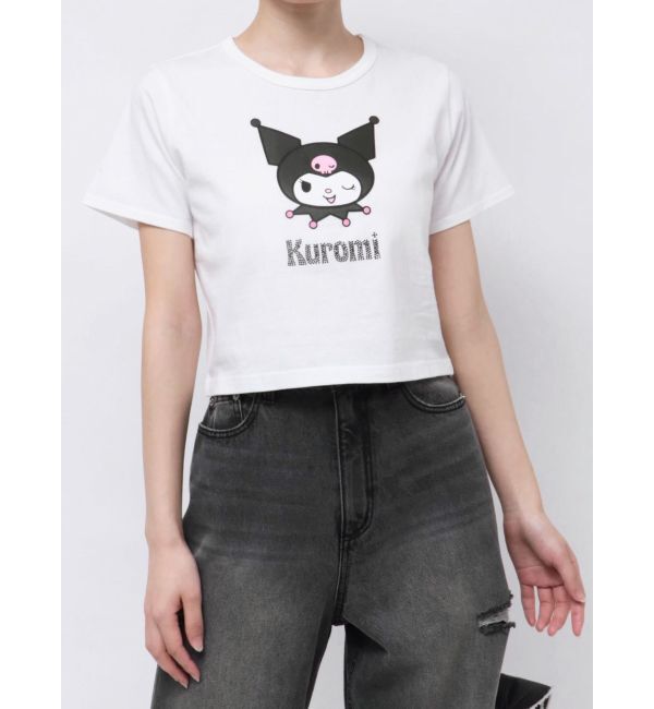 CALNAMUR「【メロクロコラボ】WINK KUROMI TEE」|Tシャツ・カットソー|