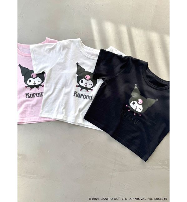CALNAMUR「【メロクロコラボ】WINK KUROMI TEE」|Tシャツ・カットソー|