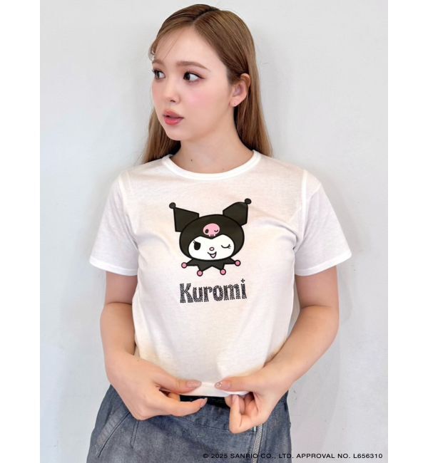 CALNAMUR「【メロクロコラボ】WINK KUROMI TEE」|Tシャツ・カットソー|