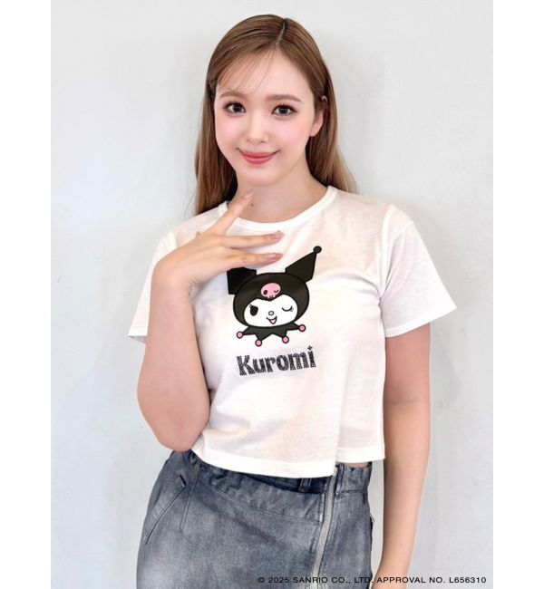 CALNAMUR「【メロクロコラボ】WINK KUROMI TEE」|Tシャツ・カットソー|