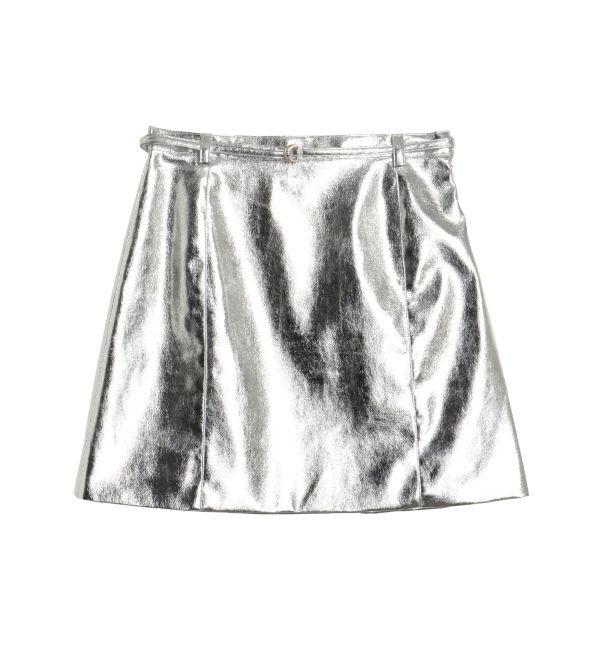 CALNAMUR「トラペゾイドベルトツキミニＳＫ」|スカート|