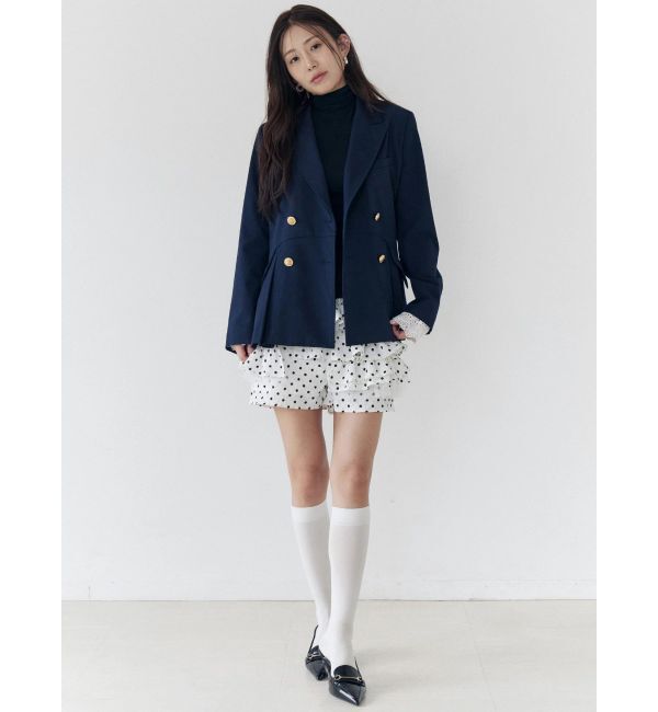 CALNAMUR「ドットティアードパンツ」|スカート|