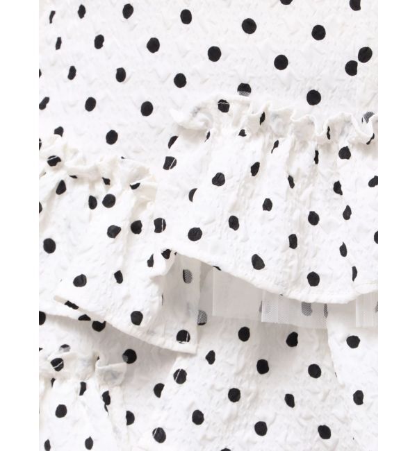 CALNAMUR「ドットティアードパンツ」|スカート|