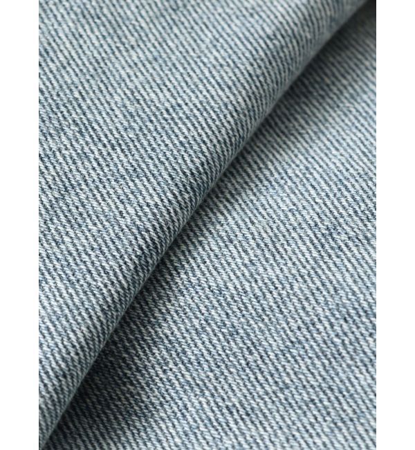 CALNAMUR「フリルスリットデニムミニスカート」|スカート|