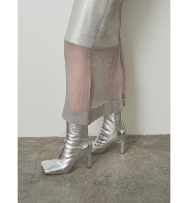 ELENDEEK「SHEER LAYERED METALLIC SK」|スカート|