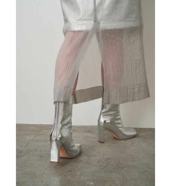 ELENDEEK「SHEER LAYERED METALLIC SK」|スカート|