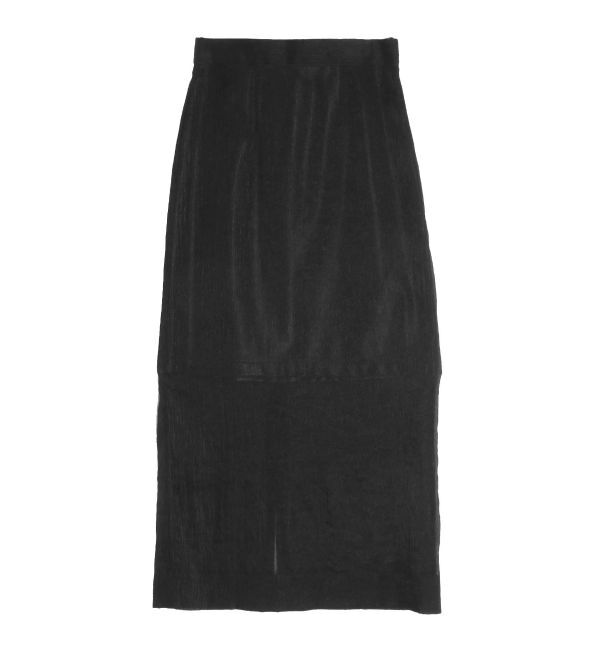 ELENDEEK「SHEER LAYERED METALLIC SK」|スカート|