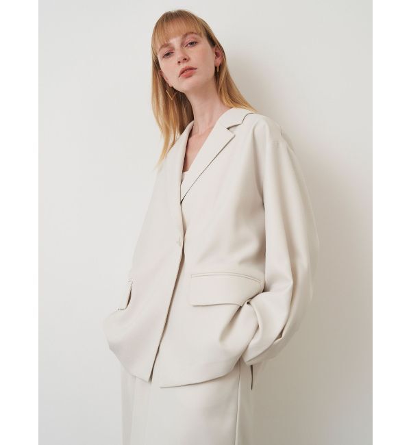 ELENDEEK「TWILL BOYFRIEND JK」|テーラードジャケット|