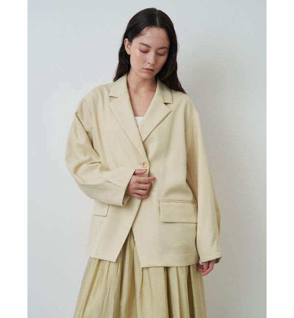 ELENDEEK「TWILL BOYFRIEND JK」|テーラードジャケット|