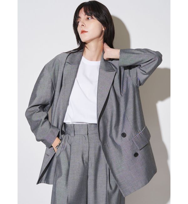 ELENDEEK「W BREAST TAILORED JK」|テーラードジャケット|