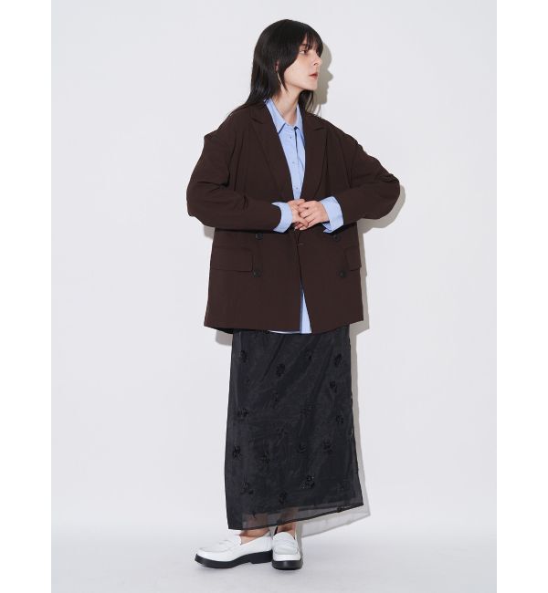 ELENDEEK「W BREAST TAILORED JK」|テーラードジャケット|