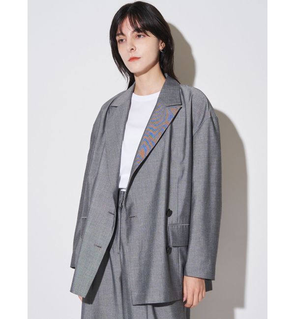 ELENDEEK「W BREAST TAILORED JK」|テーラードジャケット|