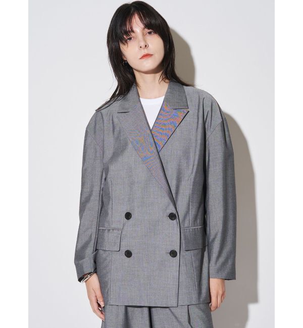 ELENDEEK「W BREAST TAILORED JK」|テーラードジャケット|