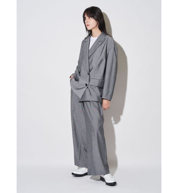ELENDEEK「W BREAST TAILORED JK」|テーラードジャケット|