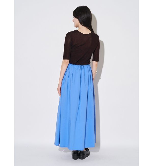 ELENDEEK「TUCK GATHER SK」|スカート|