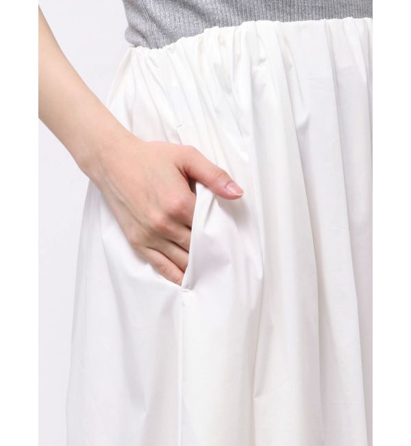 ELENDEEK「TUCK GATHER SK」|スカート|