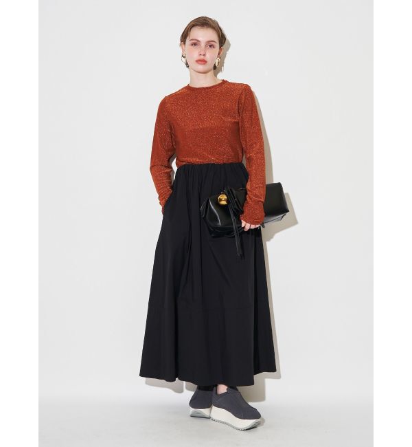 ELENDEEK「TUCK GATHER SK」|スカート|