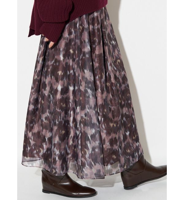ELENDEEK「BLURRED PRINT SK」|スカート|