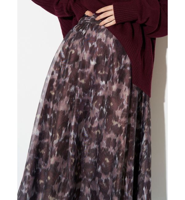 ELENDEEK「BLURRED PRINT SK」|スカート|