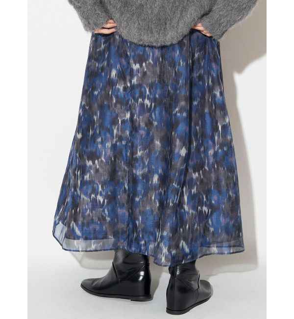 ELENDEEK「BLURRED PRINT SK」|スカート|