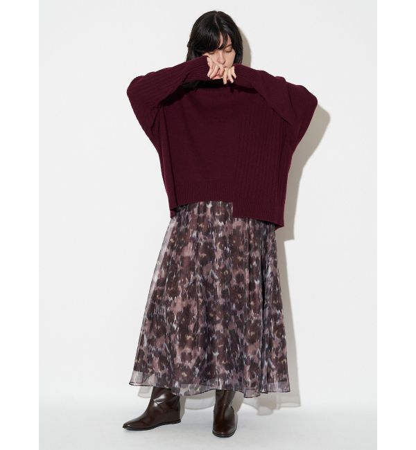 ELENDEEK「BLURRED PRINT SK」|スカート|