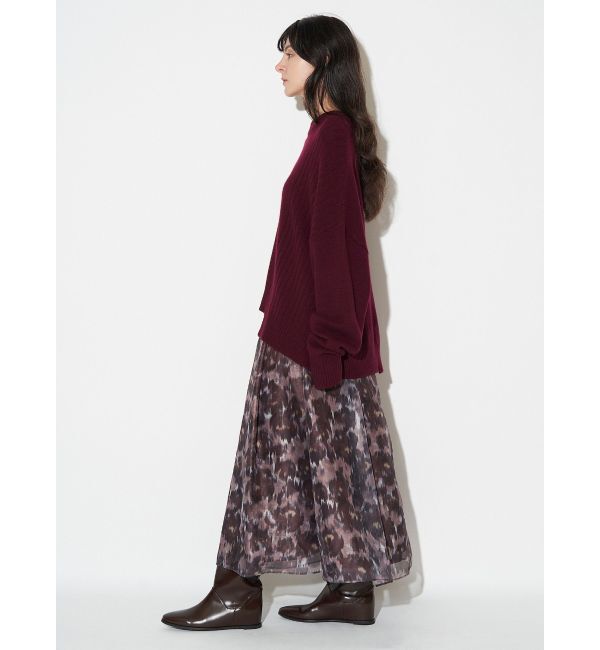 ELENDEEK「BLURRED PRINT SK」|スカート|