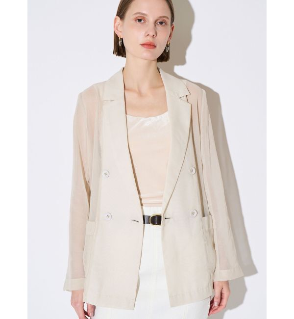 ELENDEEK「SHEER JK」|テーラードジャケット|