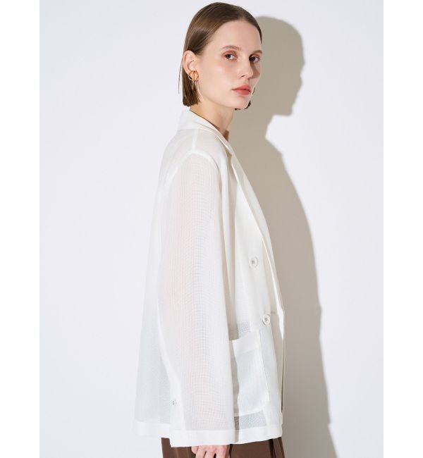 ELENDEEK「SHEER JK」|テーラードジャケット|