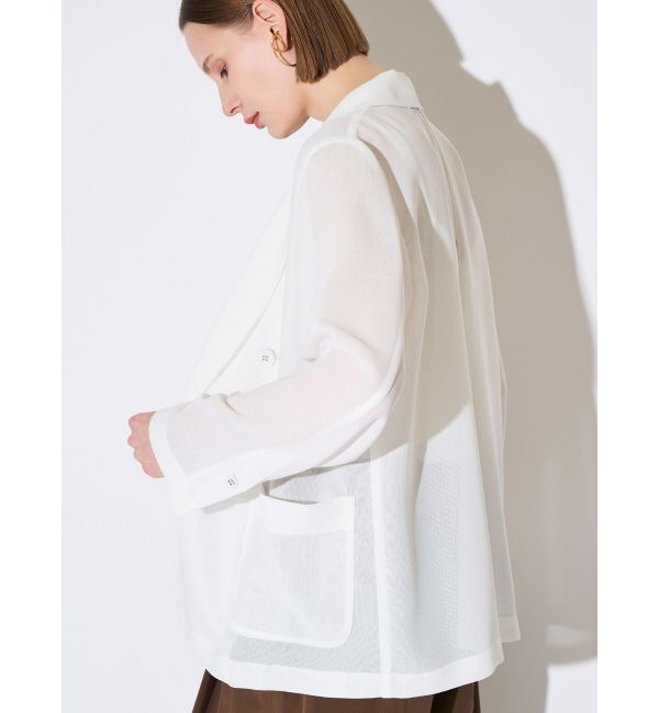 ELENDEEK「SHEER JK」|テーラードジャケット|