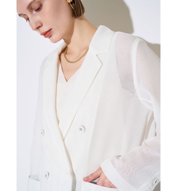 ELENDEEK「SHEER JK」|テーラードジャケット|