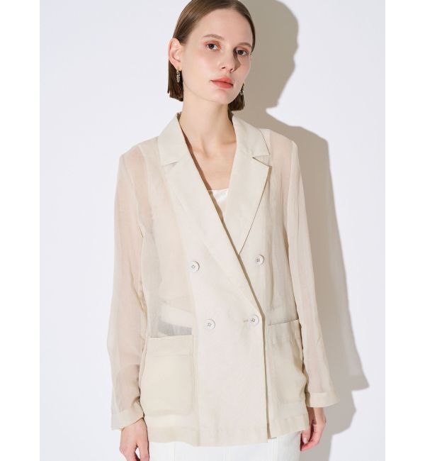 ELENDEEK「SHEER JK」|テーラードジャケット|