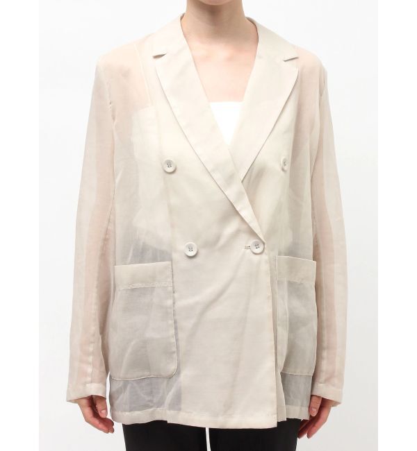 ELENDEEK「SHEER JK」|テーラードジャケット|