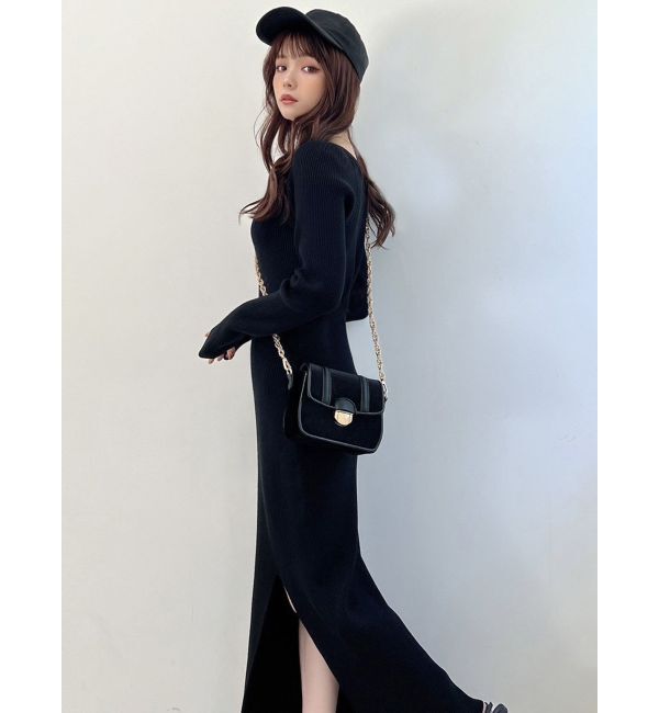 RESEXXY「ベルベットコンパクトバッグ」|ショルダー・メッセンジャー|