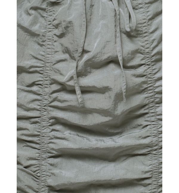 EMODA「サイドドローストリングナイロンスカート」|スカート|