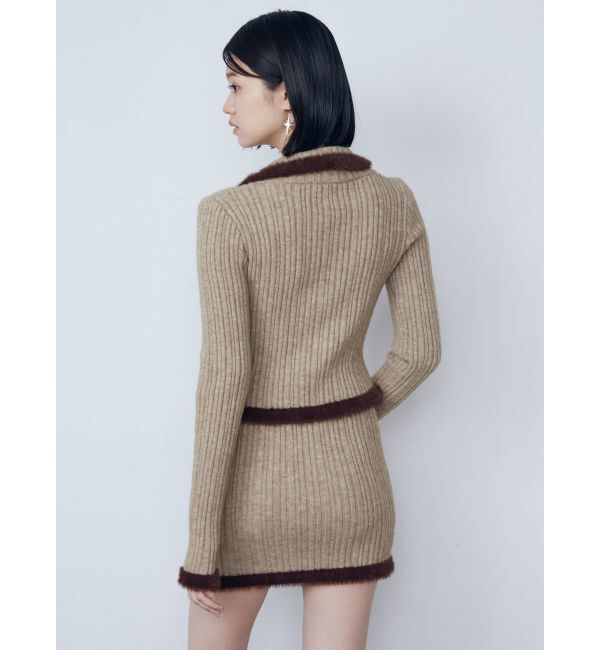 EMODA「シャギーエッジミニマルスカート」|スカート|