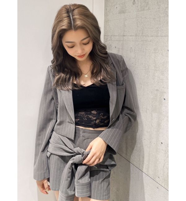 GYDA「ウエストデザインスカートライクショートパンツ【SETUP着用可】」|スカート|