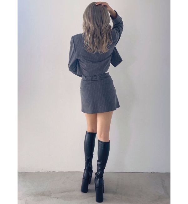 GYDA「ウエストデザインスカートライクショートパンツ【SETUP着用可】」|スカート|