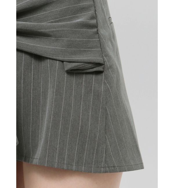 GYDA「ウエストデザインスカートライクショートパンツ【SETUP着用可】」|スカート|